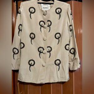 Razook’s evening blazer. Rhinestones and brown beading. Absolutely stunning